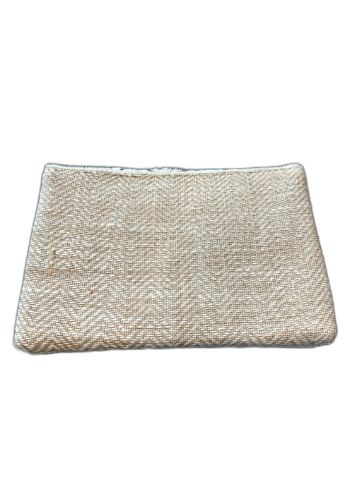 Antik Kraft Beige & Brown Cotton Blend Abstract Beaded Purse Beige & Brown / One Size