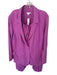 J. Jill Size XL Purple Linen Elastic Waist 2 button Blazer Pant Set Purple / XL