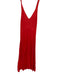 Daily Practice Size XL Tomato Cotton Racer Back Maxi Athletic Dress Tomato / XL