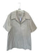 Tuckernuck Size XXL Bone Cotton Blend Short Sleeve Collar Split Neck Dress Bone / XXL
