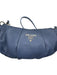 Prada Slate Blue Leather Shoulder Strap Pleat Detail shoulder bag Bag Slate Blue / S