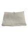 Cuyana Gray Pebbled Leather Snap Closure Gold Hardware Clutch Gray