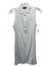 J. Lindeberg Size S White Polyester Quarter Button Collagen Sleeveless Dress White / S