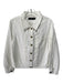 Pomander Place Size S White Cotton Denim Button Pleat Jacket White / S