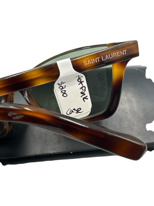 Saint Laurent Tortoise shell Acetate Case Inc Rimless edge Sunglasses Tortoise shell