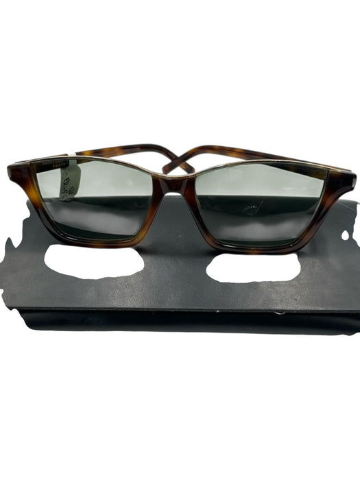 Saint Laurent Tortoise shell Acetate Case Inc Rimless edge Sunglasses Tortoise shell