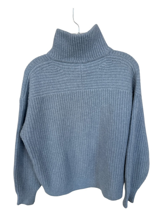 Everlane Size M Baby Blue Wool Long Sleeve Quarter Zip Sweater Baby Blue / M