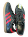 Adidas Shoe Size 6.5 Black Leather Lace Up Athletic Sneakers Black / 6.5