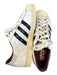 Adidas x Wales Bonner Shoe Size 7.5 White & Navy Leather Croc Embossed Sneakers White & Navy / 7.5
