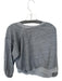 Entireworld Size M Gray Cotton Heathered Long Sleeve Sweatshirt Gray / M