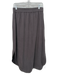 Brochu Walker Size M Brown Rayon Elastic Back Side Slits Midi Skirt Brown / M