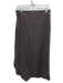 Brochu Walker Size M Brown Rayon Elastic Back Side Slits Midi Skirt Brown / M