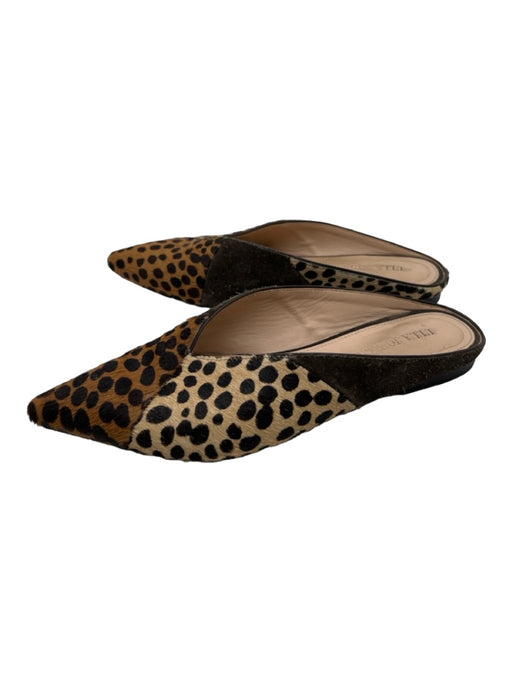 Ulla Johnson Shoe Size 36 Brown & Tan Suede Pointed Toe Animal Print Flats Brown & Tan / 36