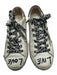 Golden Goose Shoe Size 37 White, Gray & Black Leather Lace Up Words Sneakers White, Gray & Black / 37