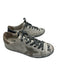 Golden Goose Shoe Size 37 White, Gray & Black Leather Lace Up Words Sneakers White, Gray & Black / 37