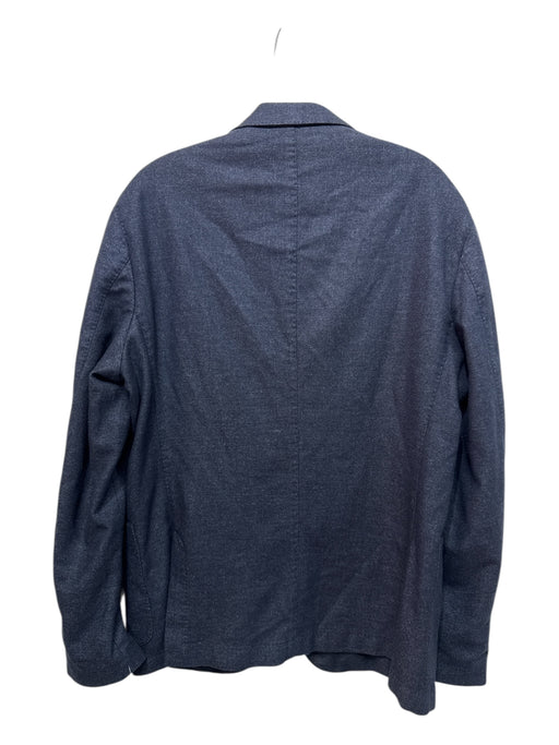 Boss Navy Blue Virgin Wool Solid 2 Button Men's Blazer Navy Blue / 40R