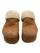 Steve Madden Shoe Size 8 Brown Suede Upper Shearling Lined Platform Slippers Brown / 8