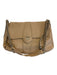 MCM Nude Beige Leather Silver Hardware Braided chain Top Flap Messenger Bag Nude Beige