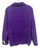 Zara Size M Purple Cotton Corduroy Long Sleeve Button Up Top Purple / M