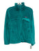 Patagonia Size L Green blue Polyester Fleece Long Sleeve Zip Up Jacket Green blue / L