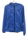 North Face Size M Blue Nylon Long Sleeve Zip Up Hood Rain jacket Jacket Blue / M