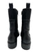 Dolce Vita Shoe Size 10 Black Leather Side Zip Chelsea Round Toe Platform Boots Black / 10