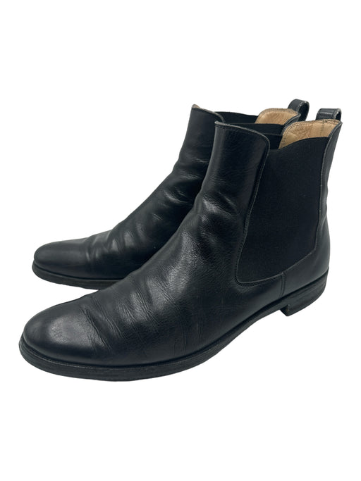Gravati Shoe Size 9 Black Leather Chelsea Booties Black / 9