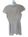 Amanda Uprichard Size P Tan Polyester Cap Sleeve Back Zip Ruffles Dress Tan / P