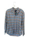 Ralph Lauren Size L Blue & Orange Cotton Plaid Button Down Collar Men's Shirt Blue & Orange / L