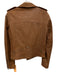 Bagatelle Size XS Brown Leather Long Sleeve Zip Front Moto Jacket Brown / XS