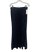 St John Evening Size 4 Black Wool Blend Elastic Waist Knit Maxi Skirt Black / 4