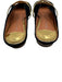 Tony Bianco Shoe Size 8 Black & Gold Synthetic Pointed Toe Metallic Velvet Flats Black & Gold / 8