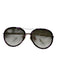 Jimmy Choo Purple Metal Aviator Tortoise Sunglasses Purple