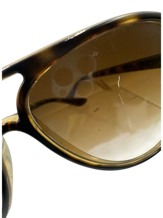 Ray Ban Mixed Brown Acetate Tinted Lens Aviator Sunglasses Mixed Brown