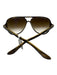 Ray Ban Mixed Brown Acetate Tinted Lens Aviator Sunglasses Mixed Brown