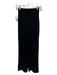 Spanx Size XS Black Polyester Velvet Elastic Waist High Rise Collar Pant Set Black / XS