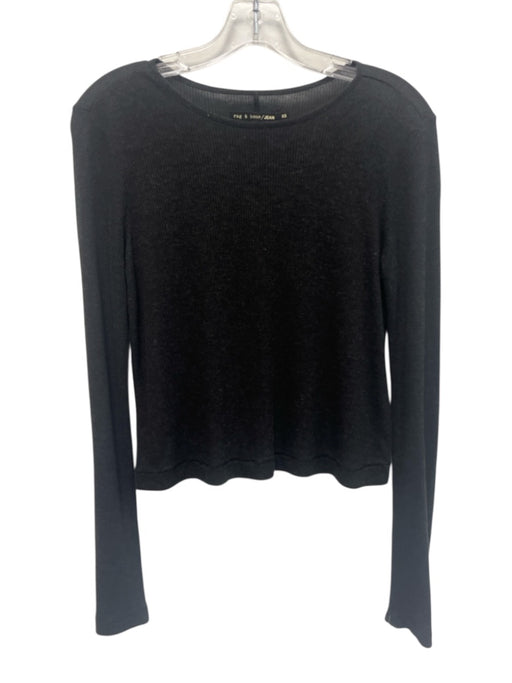 Rag & Bone Jean Size XS Gray Long Sleeve Rib Knit Top Gray / XS