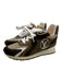 Louis Vuitton Shoe Size 36.5 Brown, Gray, White Suede & Canvas Laces Sneakers Brown, Gray, White / 36.5