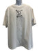 Louis Vuitton Size XXL White & Black Cotton logo T shirt Crew Men's Short Sleeve White & Black / XXL