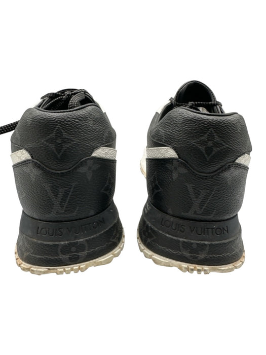 Louis Vuitton Shoe Size 9.5 Gray & White Leather logo Sneaker Men's Shoes Gray & White / 9.5