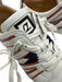 Christian Louboutin Shoe Size 44 White & Orange Leather Solid Sneaker Shoes White & Orange / 44