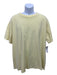 Louis Vuitton Size XL Yellow Cotton Solid T Shirt Men's Short Sleeve XL