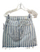 7 For All Mankind Size 24 Light blue & white Cotton Denim Vertical Stripes Skirt Light blue & white / 24