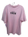 Balenciaga Size M Pink & Black Cotton logo Men's Shirt M