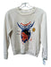 Mother Size XS White, Orange, Blue Cotton Long Sleeve Bull Sweater White, Orange, Blue / XS