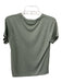 Saint Laurent Size XS Sage green Cotton Blend Short Sleeve graphic Heathered Top Sage green / XS