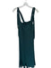 Show Me Your Mumu Size L Green Polyester Full Length Ties in Front Slit Gown Green / L