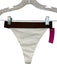 Everieswim Size M/L White & Brown Nylon Blend Bikini Color Block Swimsuit White & Brown / M/L