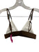 Everieswim Size S/M White & Brown Nylon Blend Bikini Color Block Swimsuit White & Brown / S/M
