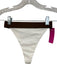 Everieswim Size S/M White & Brown Nylon Blend Bikini Color Block Swimsuit White & Brown / S/M